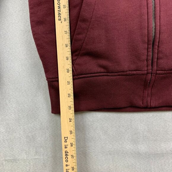 Gap Mens Sweater Small Red Logo Sherpa-Lined Full-Zip Hoodie Long Sleeve Winter - Picture 7 of 8